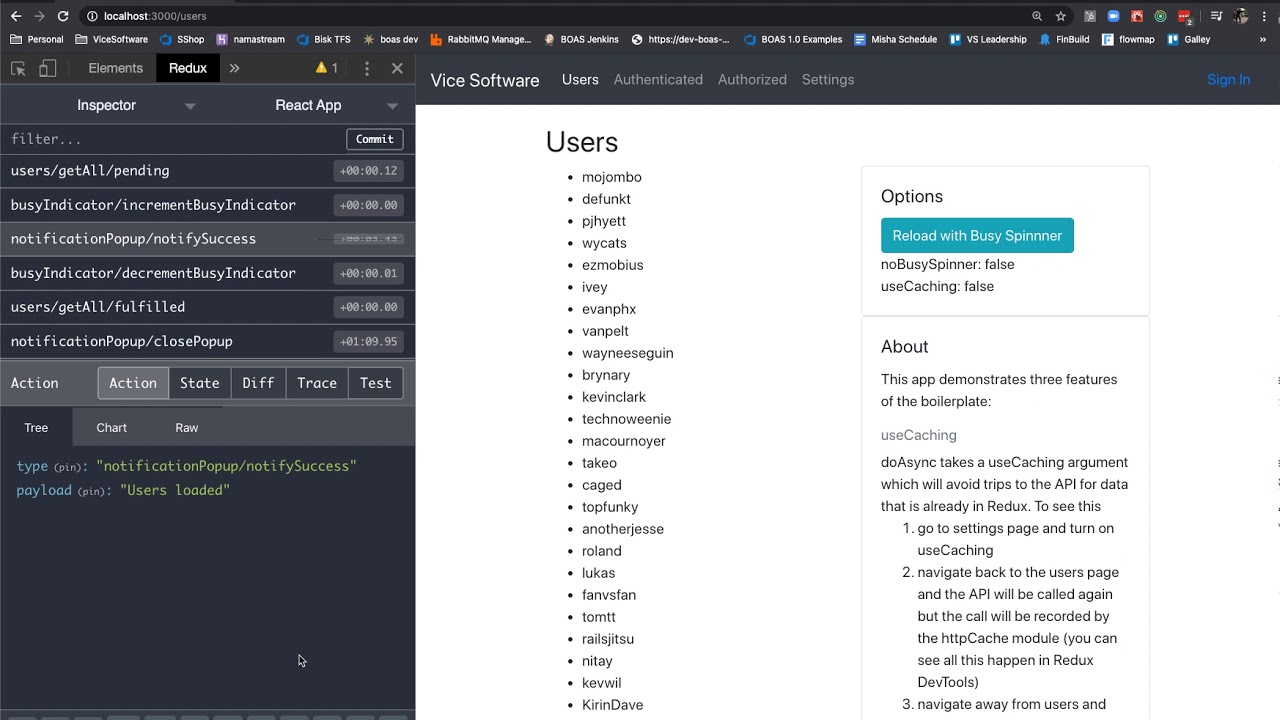 Vicesoftware React Redux Hooks Boilerplate