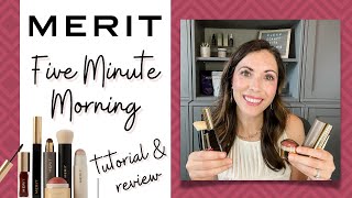 MERIT Five Minute Morning Makeup Tutorial screenshot 4