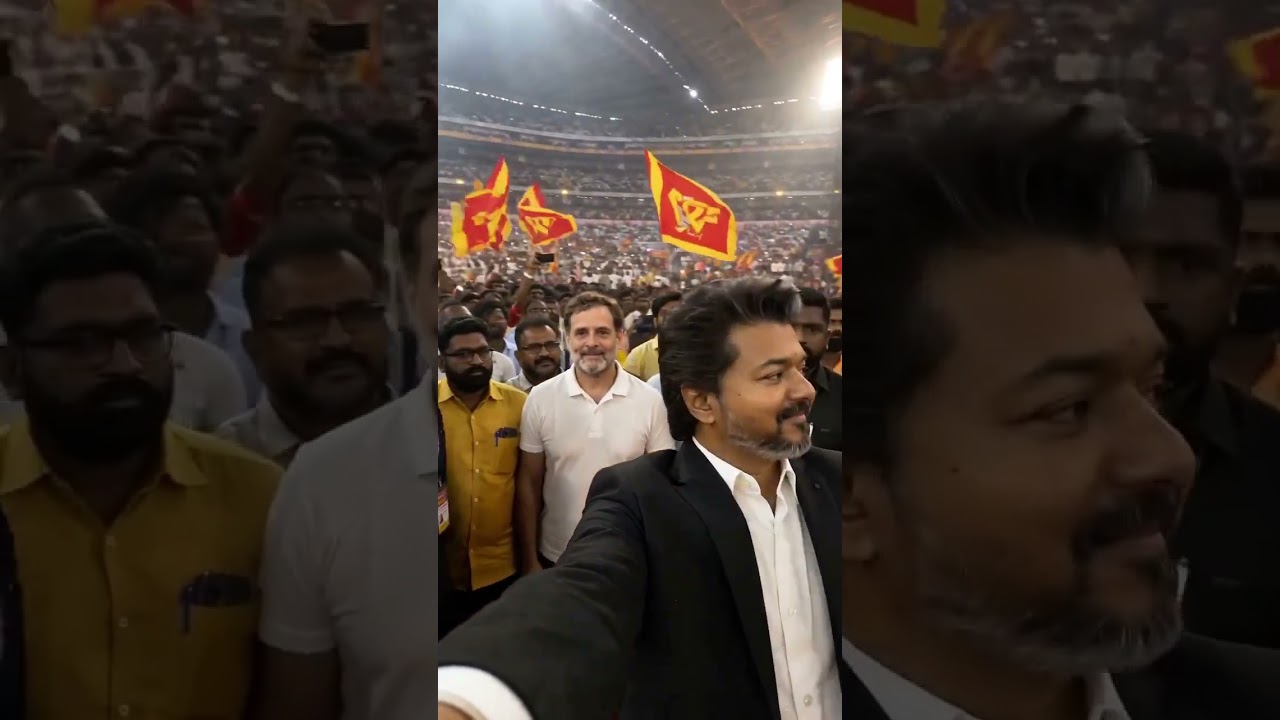 இது AI தொழில்நுட்பத்துடன் உருவாக்கப்பட்ட வீடியோ ❤️🙏🏻 #thalapathyvijay #thalapathy #tvk #tvkvijay