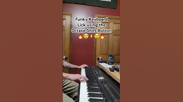 🔥🔥🔥Funky Octave Shift Buttons Lick. #shortsfeed #electricpiano #music #musiclessons