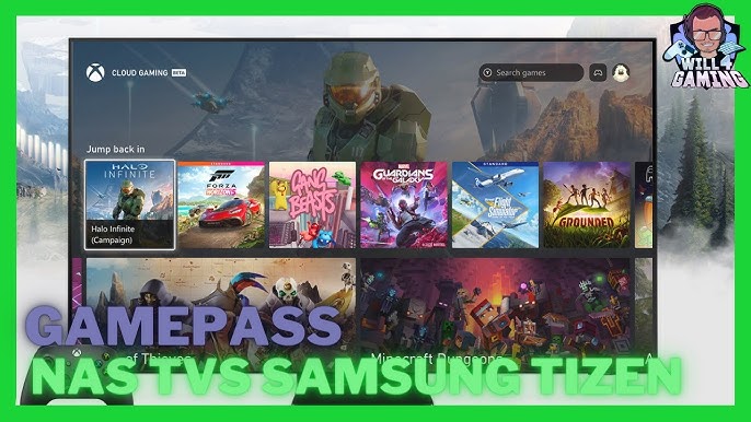 VEJA COMO JOGAR XBOX GAME PASS NA TV SAMSUNG QLED Q80A SEM PRECISAR DE  CONSOLE 