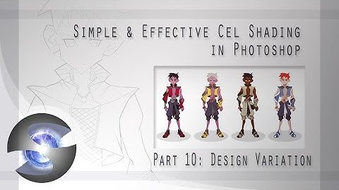 Simple & Effective Cel Shading in Photoshop Part 10: Design Variation