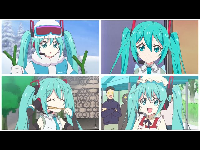 All scenes with Hatsune Miku 2022 Season 3 Jashin-chan