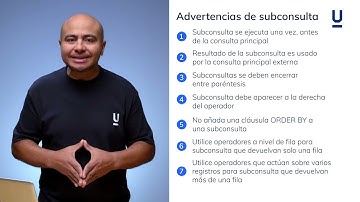 Cómo utilizar subconsultas en Oracle - Curso de Oracle