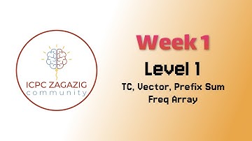 Week 1 - Time Complexity, Vector, Prefix Sum, Frequancy Array - Level 1 - 2024 Round 2