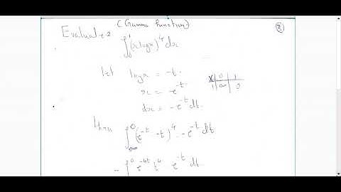 Evaluation of Integral  using Gamma function, Example #2