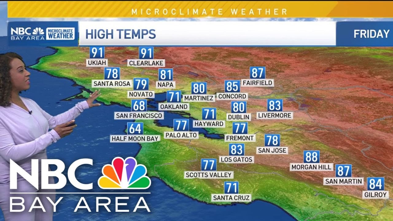 Bay Area forecast: Chilly coast, mild valleys - YouTube