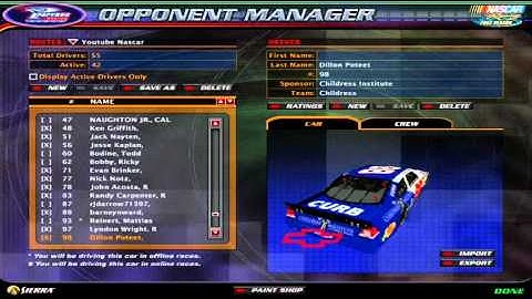 NR2003 Imports-Exports Tutorial