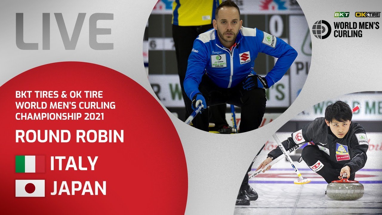 Italy v Japan - Round Robin - World Mens Curling Championship 2021