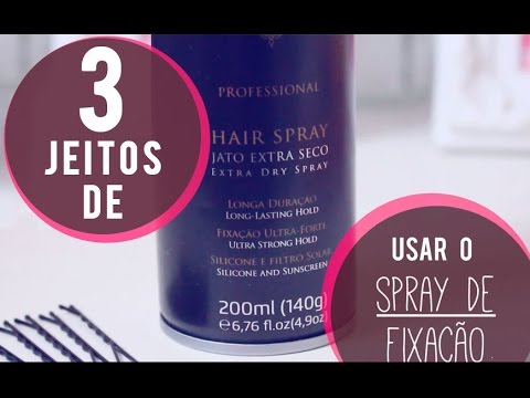 Vídeo: 3 maneiras de fazer spray de cabelo