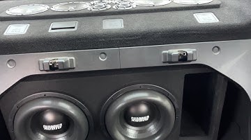 2 12S TRUNK SYSTEM GOT THIS LOUD
