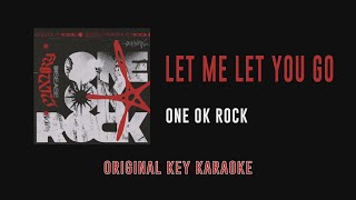 Let Me Let You Go (English Ver) - ONE OK ROCK | Karaoke | Luxury Disease | Instrumental