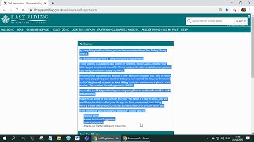 How to Join the Library Online