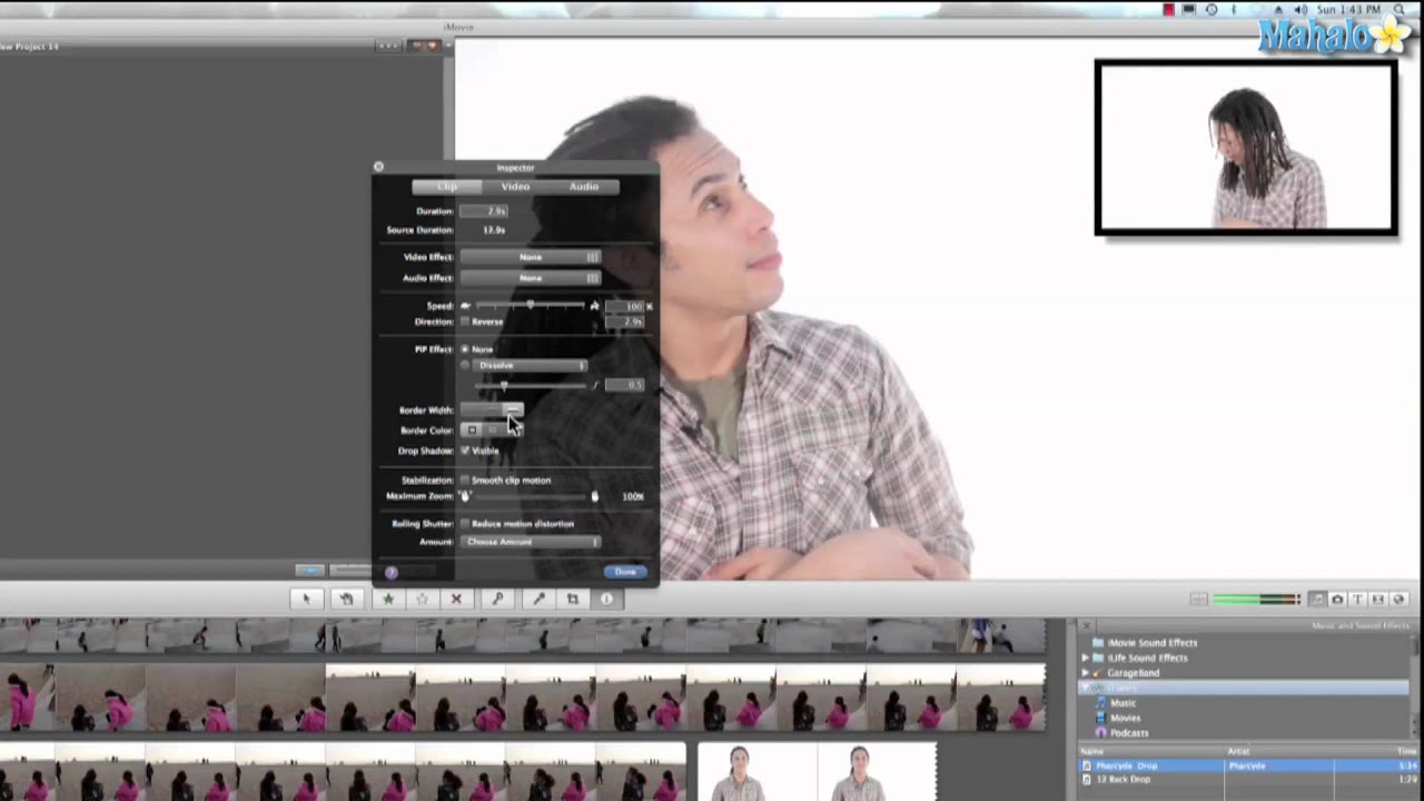 how to add a song to imovie from youtube