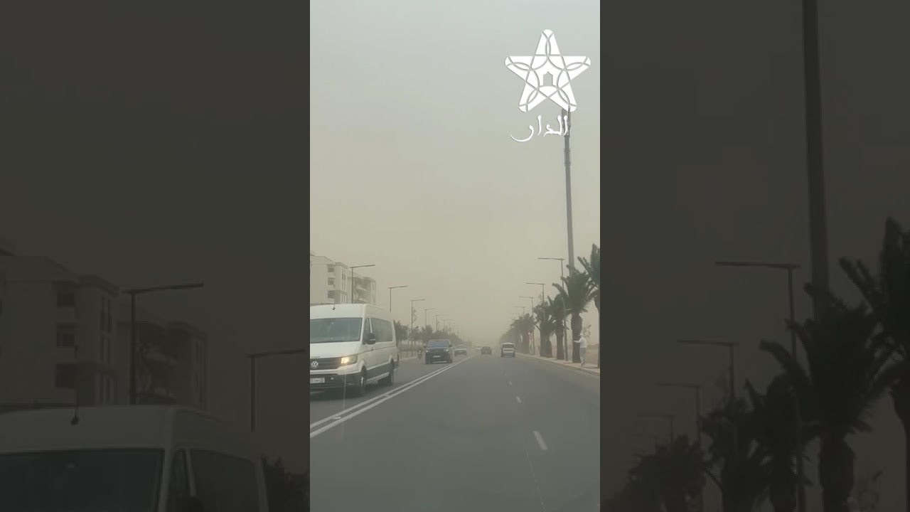 أكادير تحت وطأة عاصفة رملية قوية تحجب الرؤية وتربك حركة السير