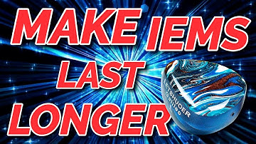 Take Care of Your IEMS!!