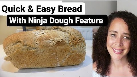 Making A Quick & Easy Loaf of Bread with My Ninja®  Kitchen Food Processor Using the Dough Feature