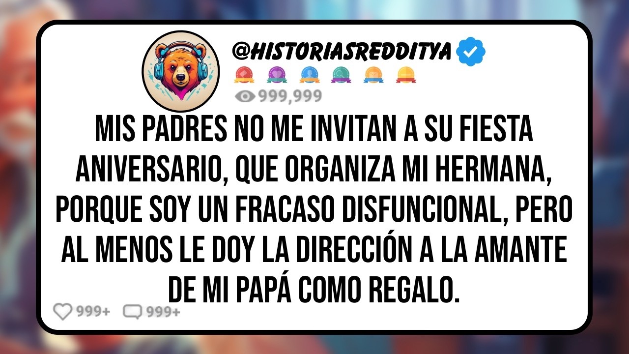 Mi HERMANA Organizó la Fiesta Aniversario de mis PADRES sin Invitarme Porque no Querían que un ...