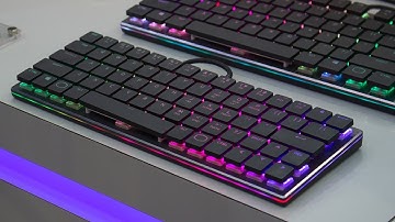 Cooler Master CK600 Series with CHERRY MX Low Profile @ Computex 2018