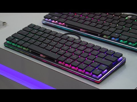 Cooler Master CK600 Series with CHERRY Low @ Computex 2018 - YouTube