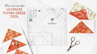 How to Use the Ultimate Flying Geese Tool | Shabby Fabrics Notions