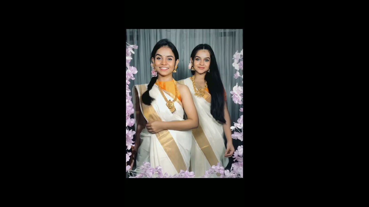 Maveli Nadu Thiruvaavaniraavu  Onam  Malayalam  Nandy Sisters  Antara Ankita YouTube Short