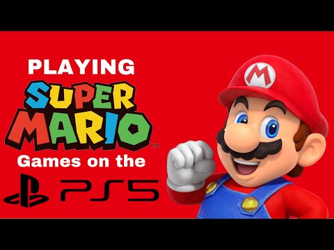 PLAYING SUPER MARIO GAMES ON THE PS5 (MAR10 DAY 2021) 
