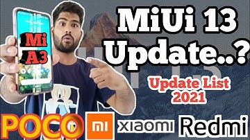 MiUi 13 Update 2021 | Mi A3 MiUi 13 Update..?? | Techqee Emmi