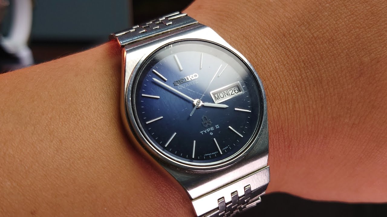 Seiko Type 2 Deep Blue full zin, size mặt 36mm, Model 8223 -701D