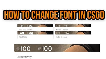 How to Change Fonts in CSGO RIP - TrickyTorials