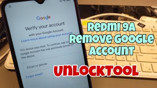 Xiaomi Redmi 9A (M2006C3LG), Remove Google Account, FRP Bypass. One Click with UnlockTool. screenshot 5