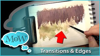 Improving Your Transitions & Edges in Watercolor Landscape.