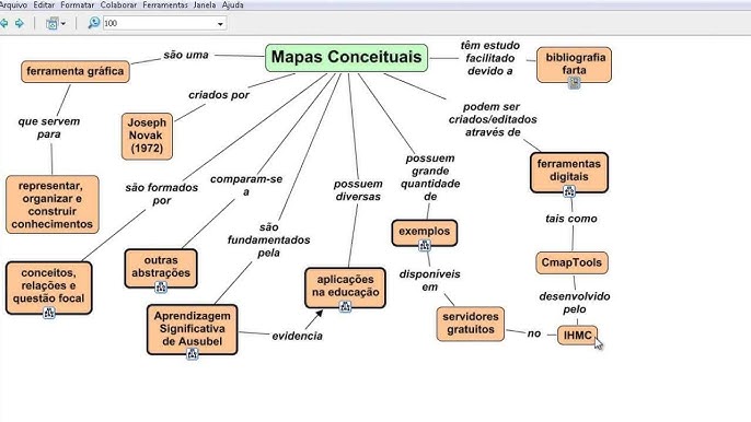 Tutorial mapa conceitual