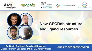 New GPCRdb structure and ligand resources - Dr. David Gloriam - Abstract