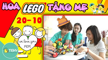 Làm hoa tặng mẹ từ Lego Uaro nhân dịp 20/10 - [Góc tí toáy] -TEKY