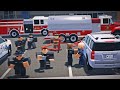 Rookie officer pulls fire alarm  station evacuation erlc roleplay