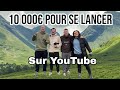 10 000 pour se lancer sur youtube  merci mcfly et carlito