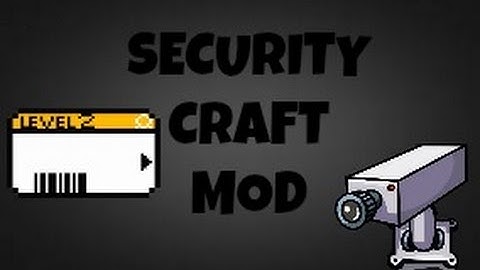 Minecraft - Mod Showcase - Security Craft Mod! LASERS! MINES! KEY CARDS!