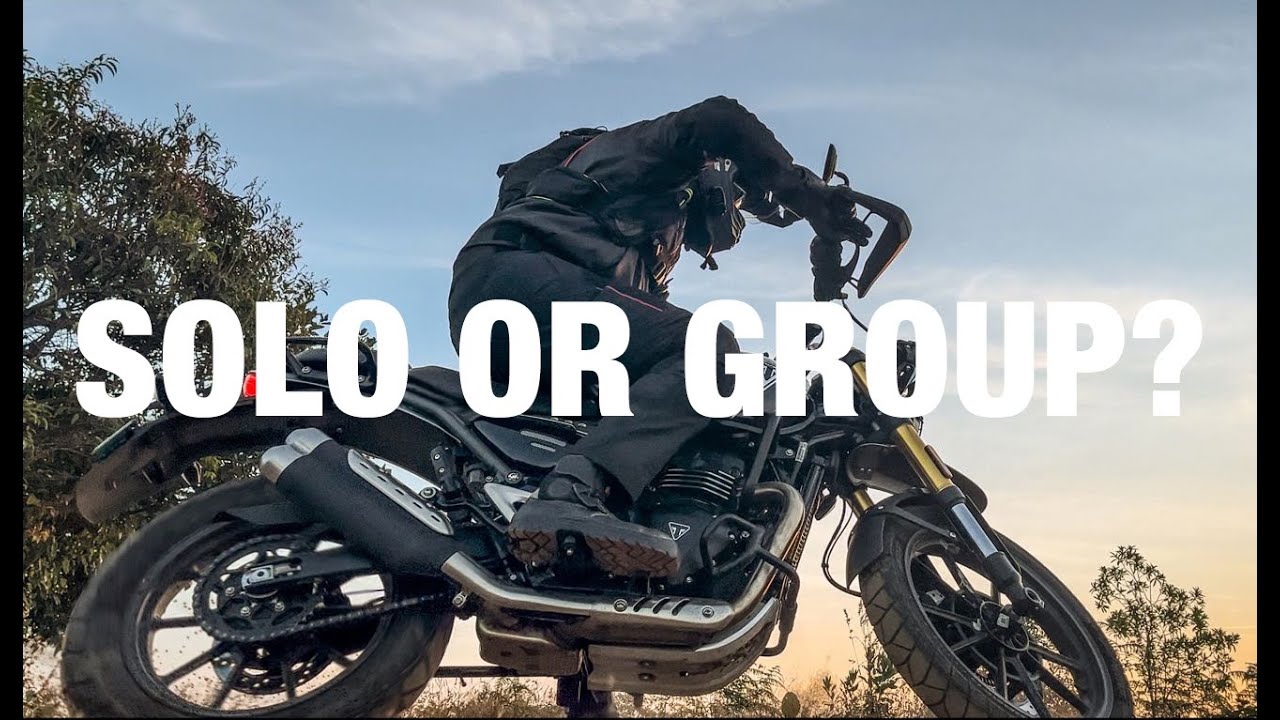 SOLO or GROUP RIDE? Serious talk! - VLOG