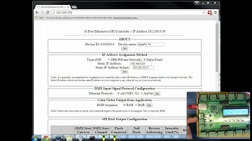 Setting up RS485 DMX Outputs on the AlphaPix Controller