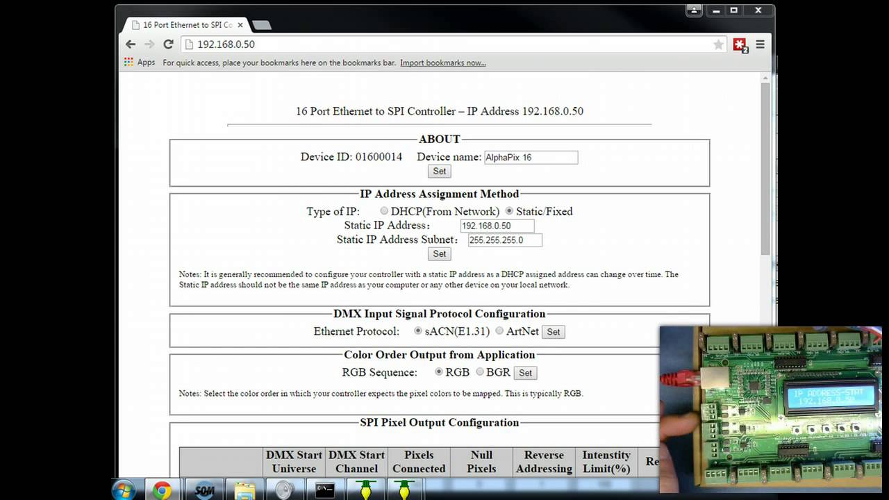 Setting up RS485 DMX Outputs on the AlphaPix Controller - YouTube