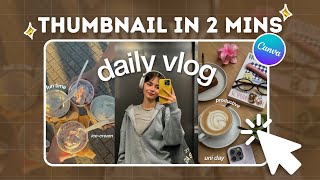 Aesthetic YouTube Thumbnail in 2 Min (FREE Canva Template!)