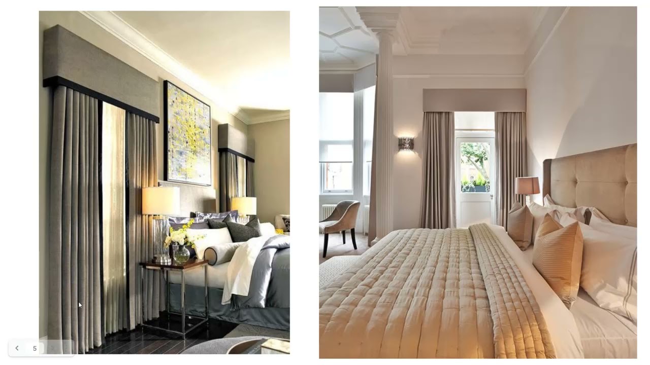 How to hang your curtains to look like a hotel room!