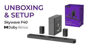 Skywave F40 Soundbar Unboxing and Operation Tutorial Video