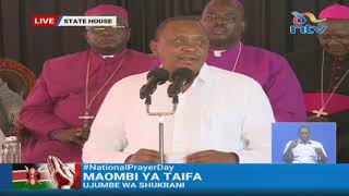 To those saying we should turn science, even science needs God - President Uhuru