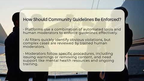 How Should Community Guidelines Be Enforced? - Everyday-Networking
