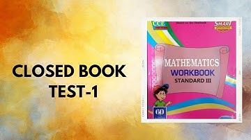 Std 4|Closed book test-1|Maths Workbook Question Answers|