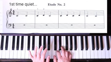 Etude No.  2 I Michael Aaron I Primer -Technique I Beginner Piano