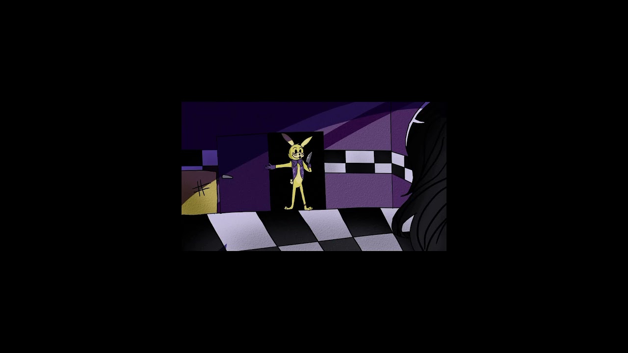 FNAF (animation) Cassidy and Glitchtrap 