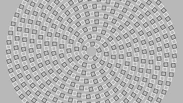 Concentric Circle Illusion (POV-Ray) NewScientistTV redux